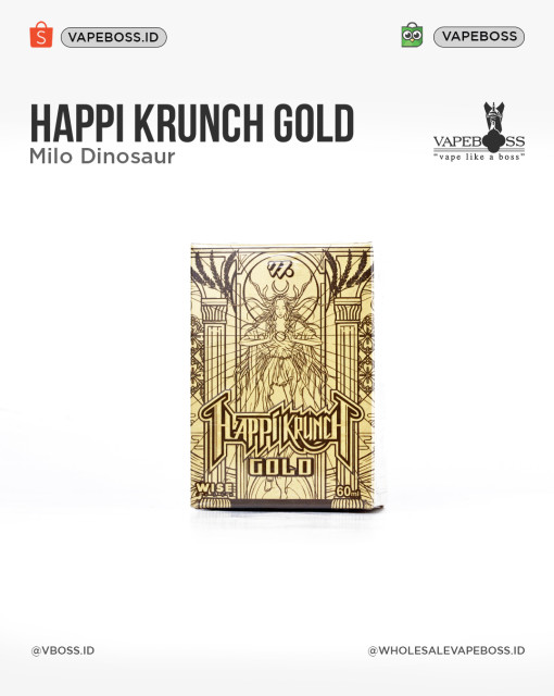 Happi Krunch V4 Gold Series 60ml By Arif Farisan X Wicejuice